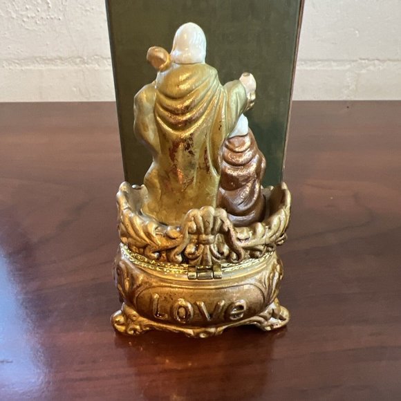 Set Of 3 NIB Vintage Cracker Barrel Season Of Glory Hinged Box Hope Joy Love - Picture 6 of 12